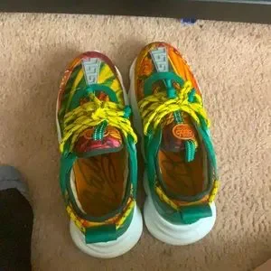 Versace slip on sneakers (mint condition) Size 47EU/14US - VERSACE #2 Baroque Print Low Cut Sneakers  main image 3